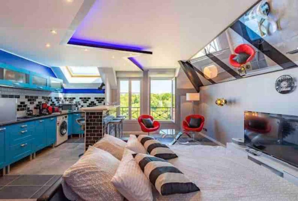 Appartement Disney Avengers, 5 Min Des Parcs Magny-le-Hongre Dış mekan fotoğraf